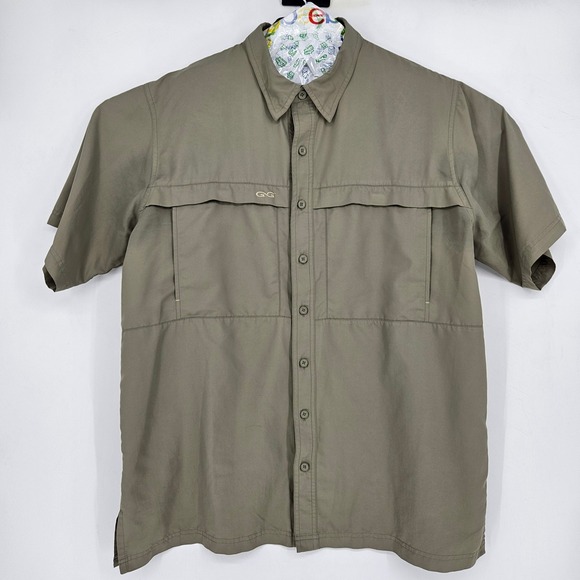 GameGuard Shirt Mens XL Button Down Vented Fishing Outdoors Short Sleeve - Picture 1 of 11